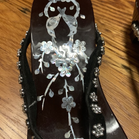 Japanese Inlayed Sandal US Size 7 - Picture 3 of 4